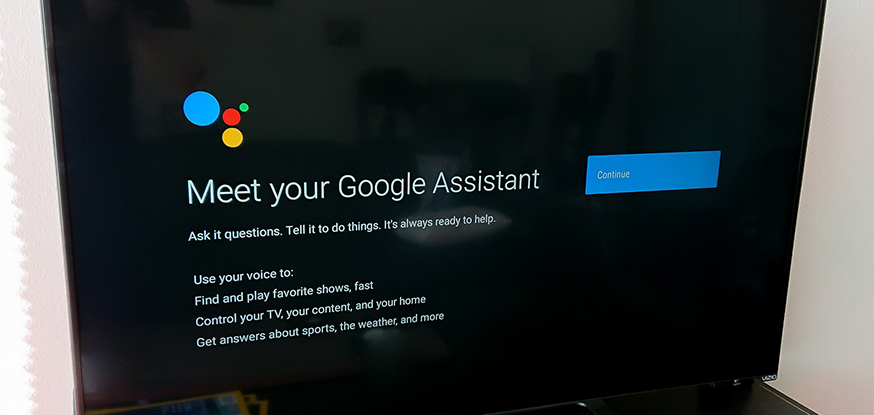 google assistant on smart tv